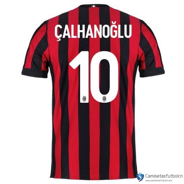 Camiseta Milan Primera equipo Calhanoglu 2017-18
